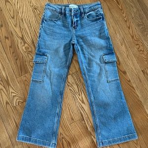 Brand new never worn Abercrombie kids wide leg jeans